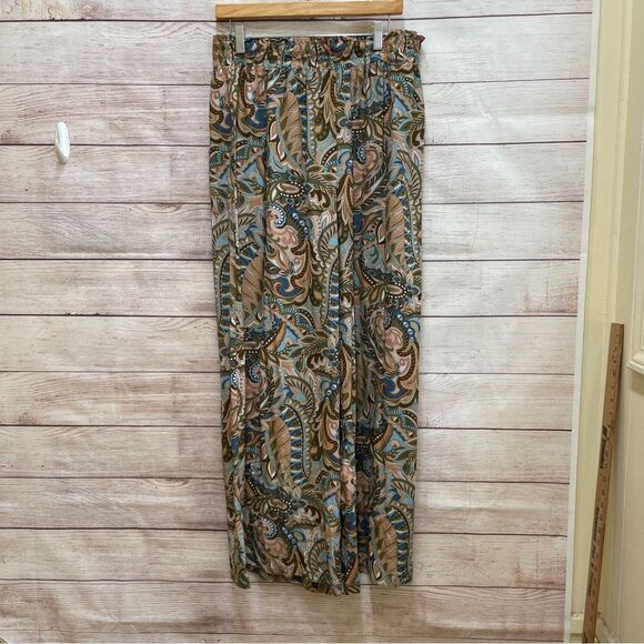 RACHEL BY RACHEL ROY WIDE LEG‎ MAXI PALAZZO PANTS - Picture 1 of 6